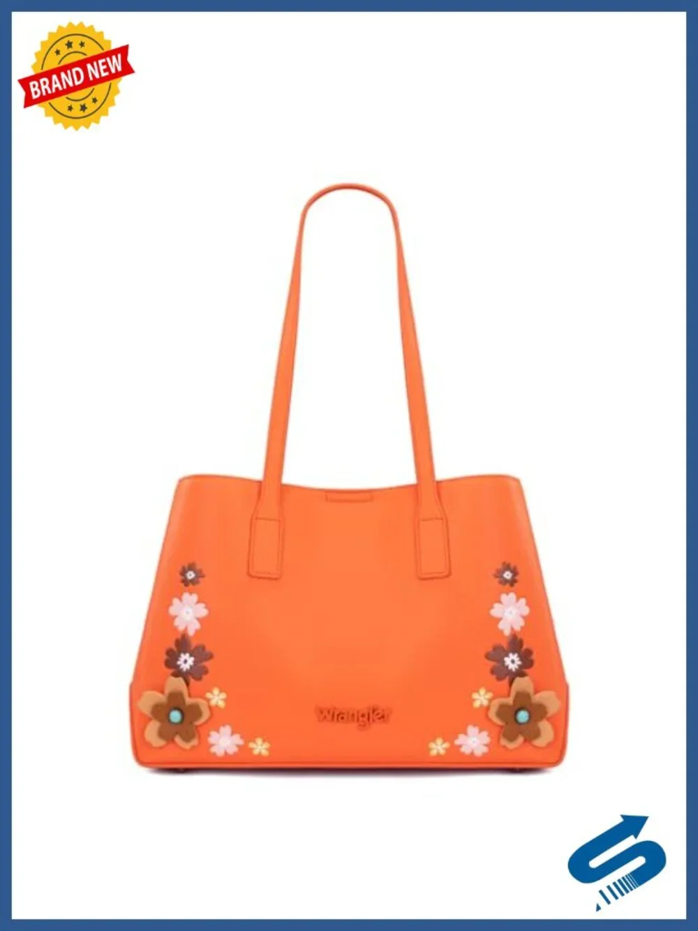 Montana West Floral PU Leather Tote Satchel Women